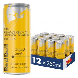 det er smukt paperback Arena Red Bull Tropical 12-pack, 3000 ml