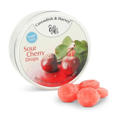 Cavendish & Harvey Sour Cherry Drops, 175 g