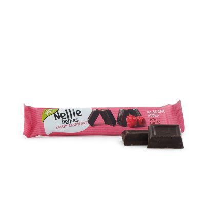 Nellie Dellies Crispy Raspberry, 33 g