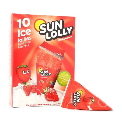 Sun Lolly Isglass Strawberry, 10x 65 g 