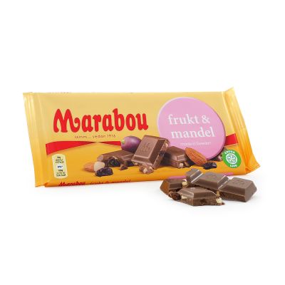Marabou Frukt & Mandel, 200 g