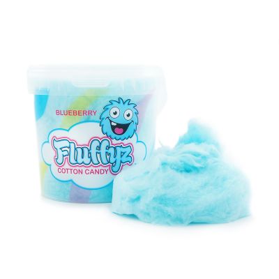 Cotton Fluff Blåbär, 50 g
