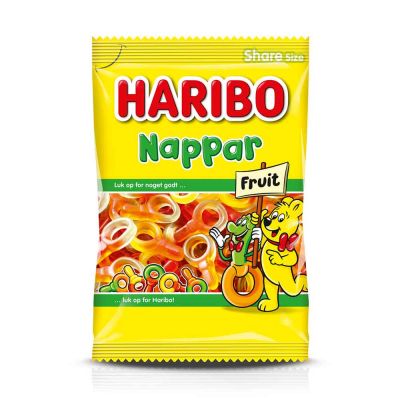 Haribo Nappar Frukt, 375 g