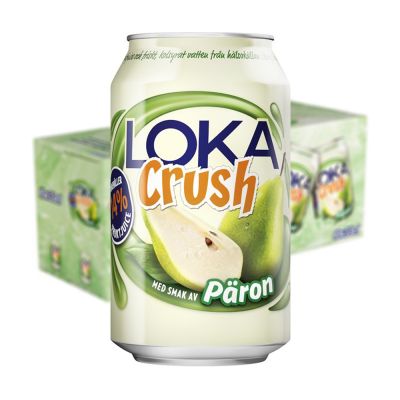 Loka Crush Päron, 10x 330 ml 