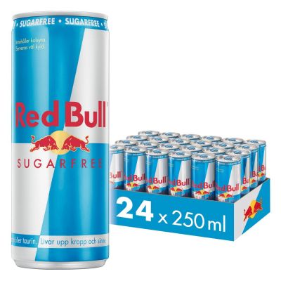 Red Bull Sockerfri, 24x 250 ml 