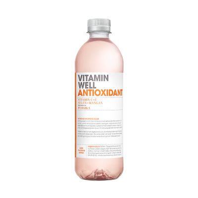 Vitamin Well Antioxidant Persika, 12x 500 ml 